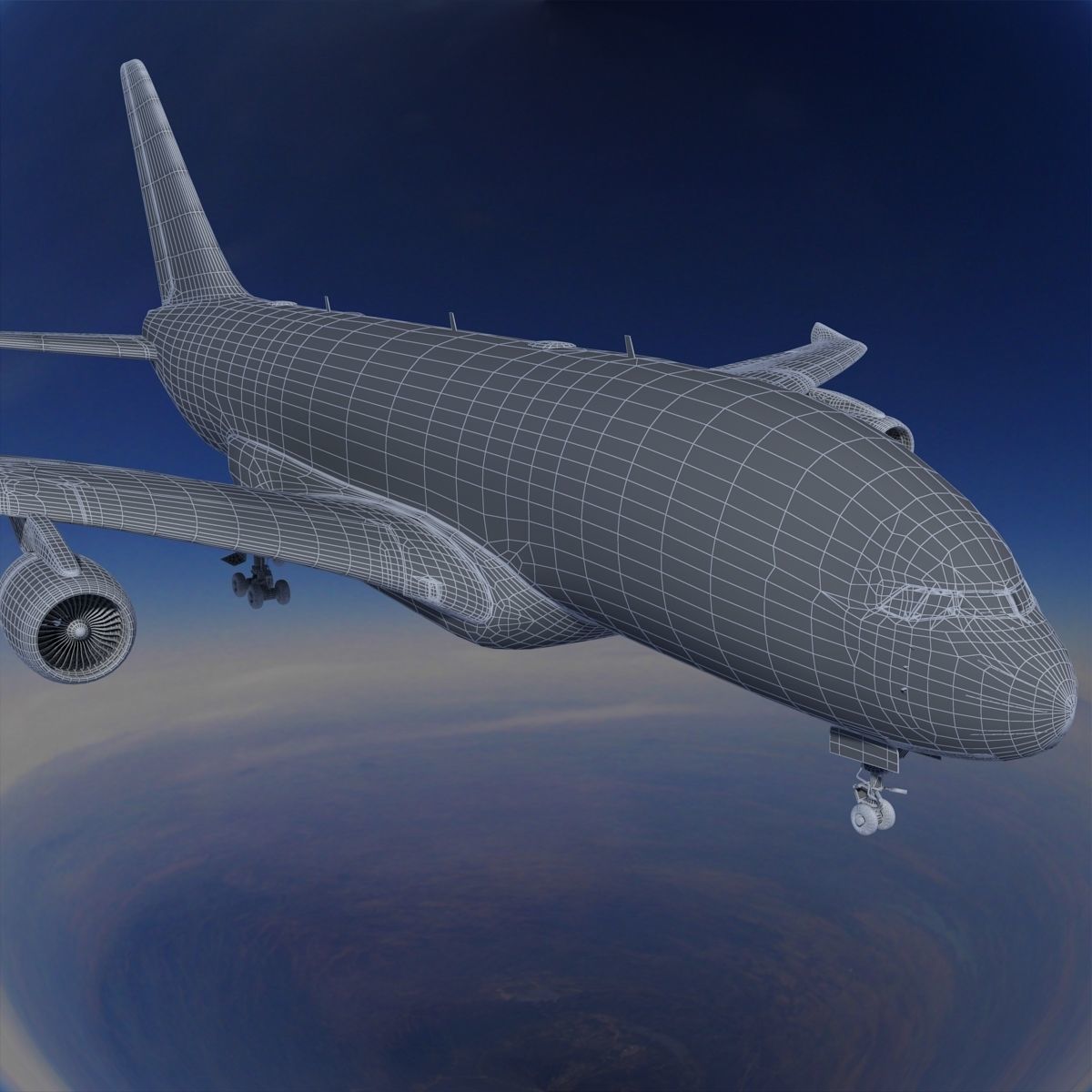 A380 Lufthansa 3D model_13