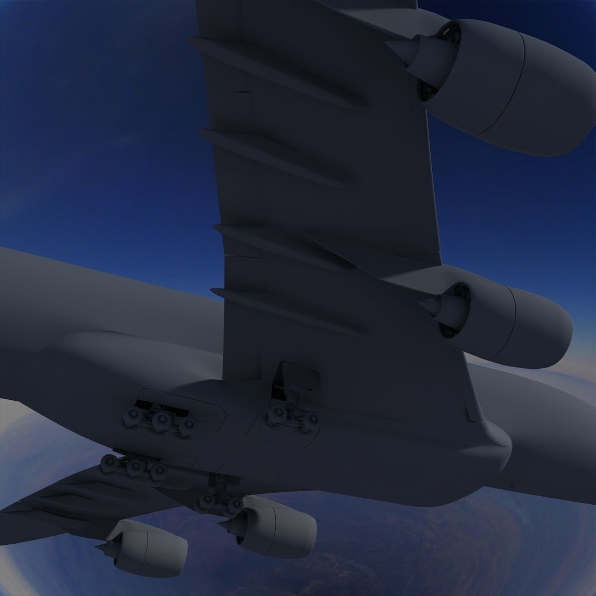 A380 Lufthansa 3D model_16