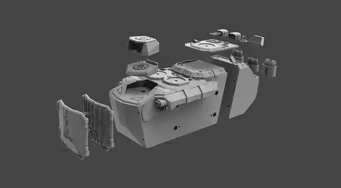 Armored Might MRHV - Main Hull