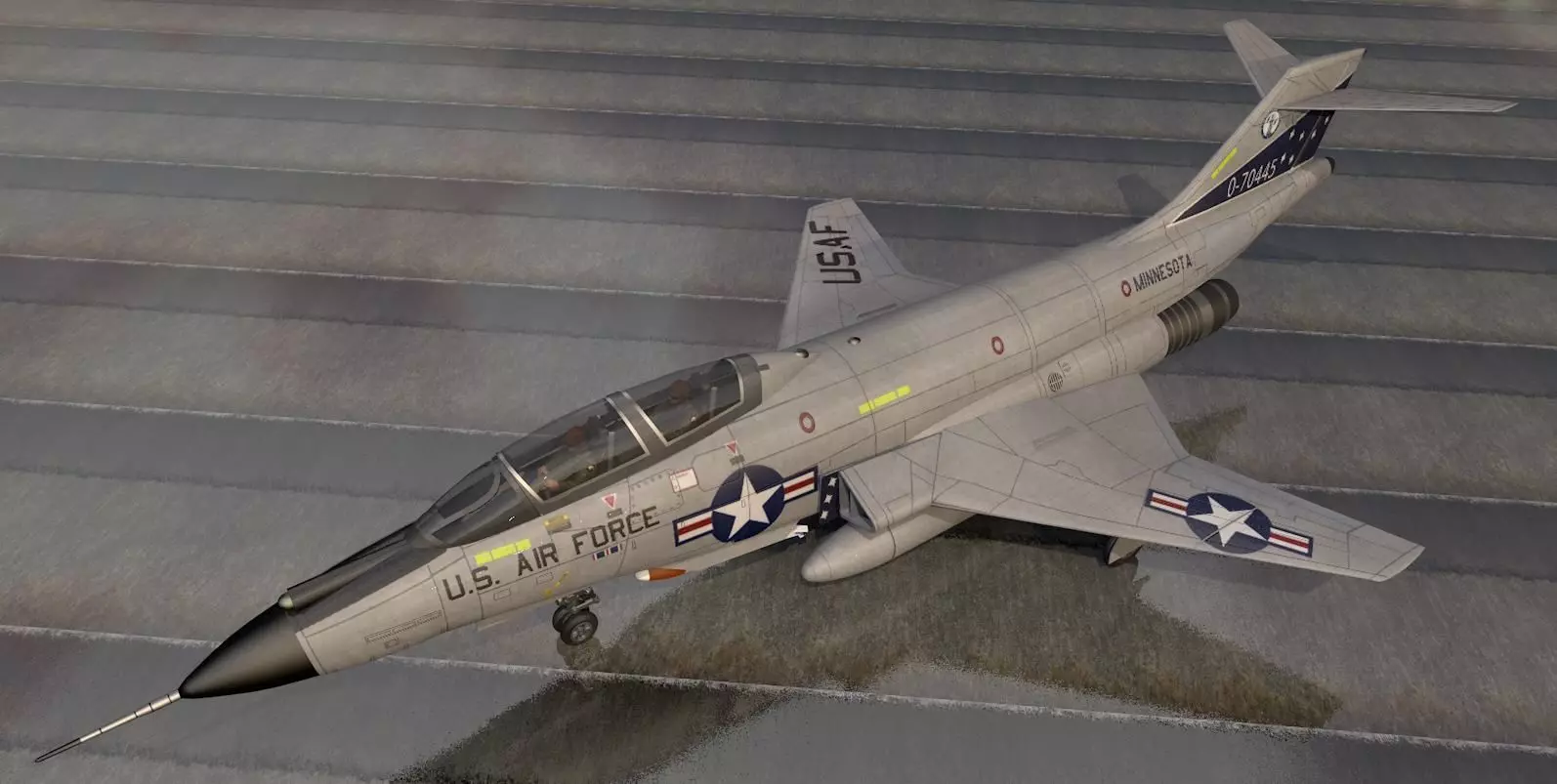 McDonnell F-101B Voodoo 3D model_0