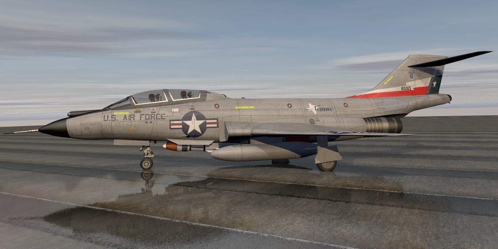 McDonnell F-101B Voodoo 3D model_5