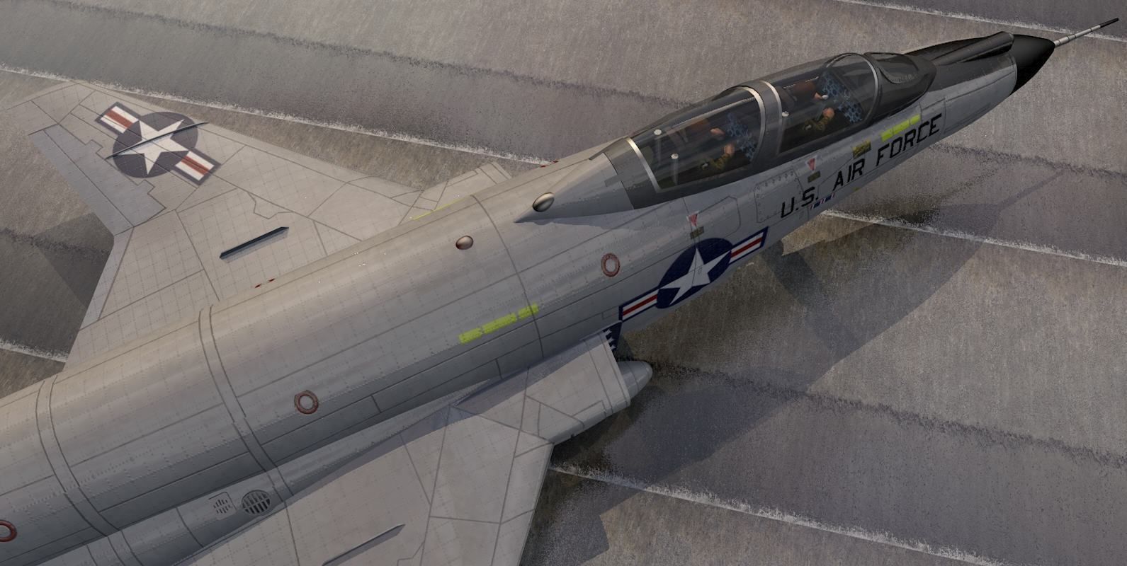 McDonnell F-101B Voodoo 3D model_10