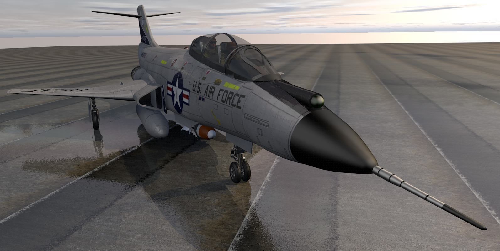 McDonnell F-101B Voodoo 3D model_7