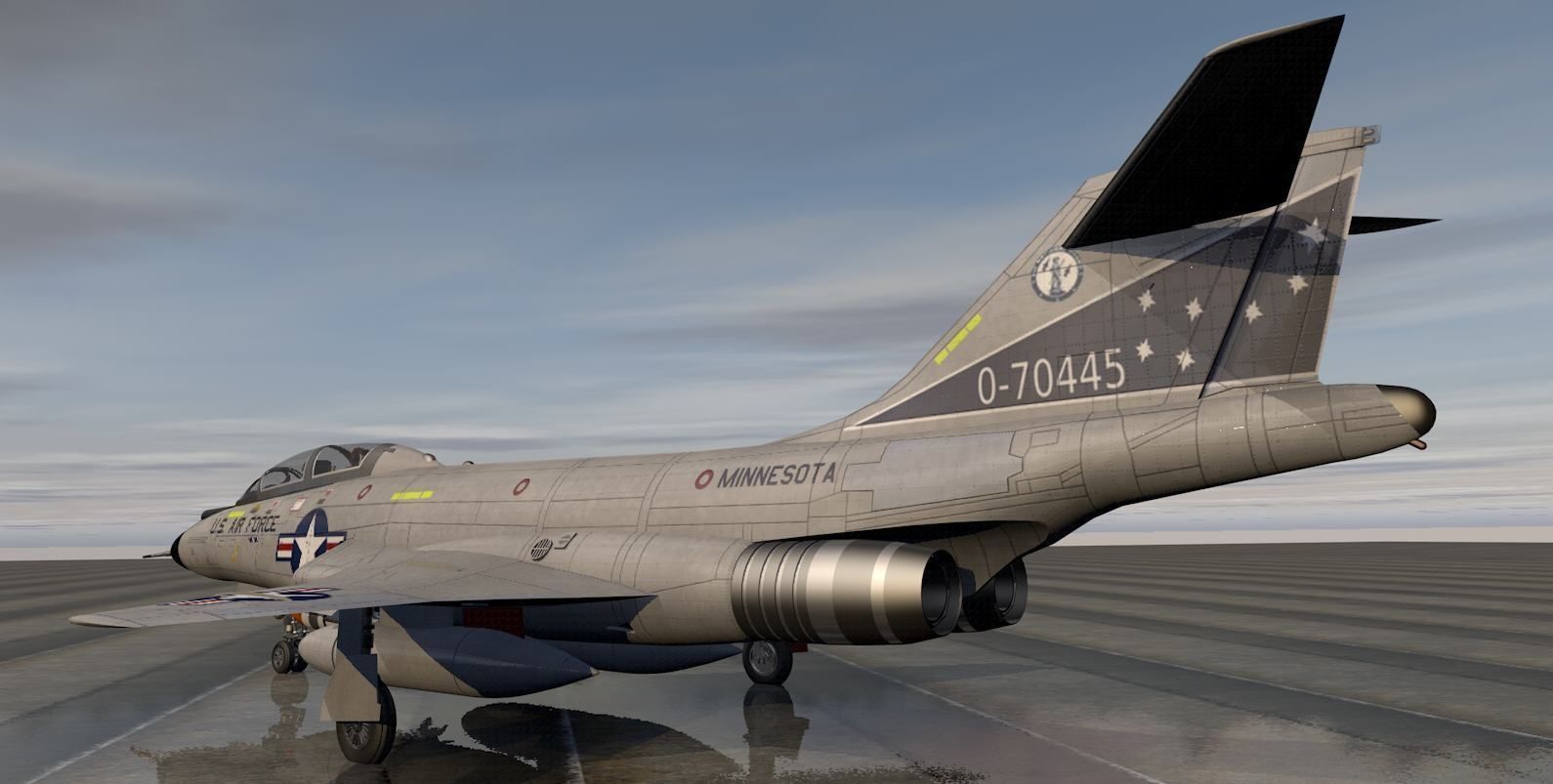 McDonnell F-101B Voodoo 3D model_8