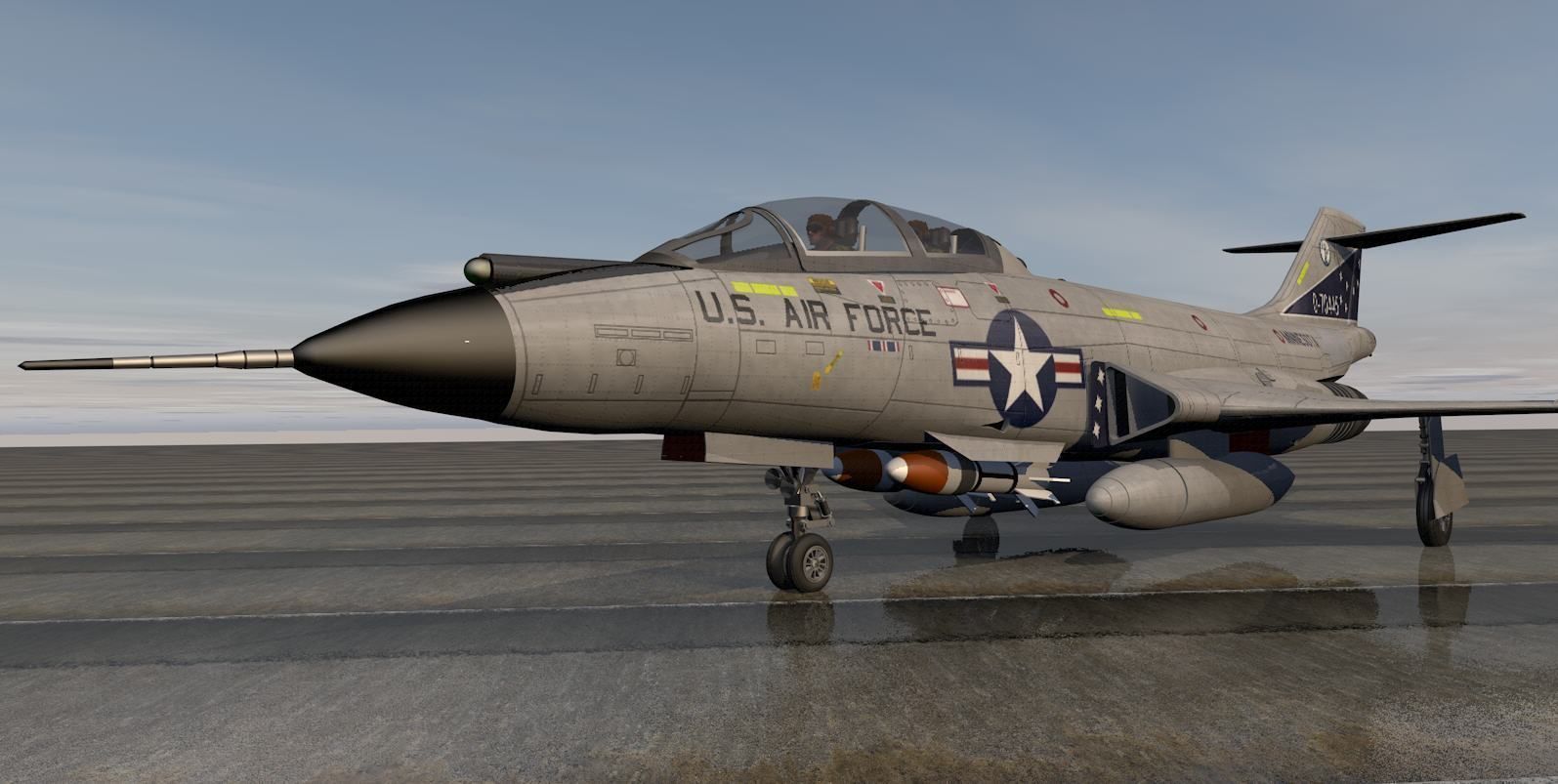 McDonnell F-101B Voodoo 3D model_9
