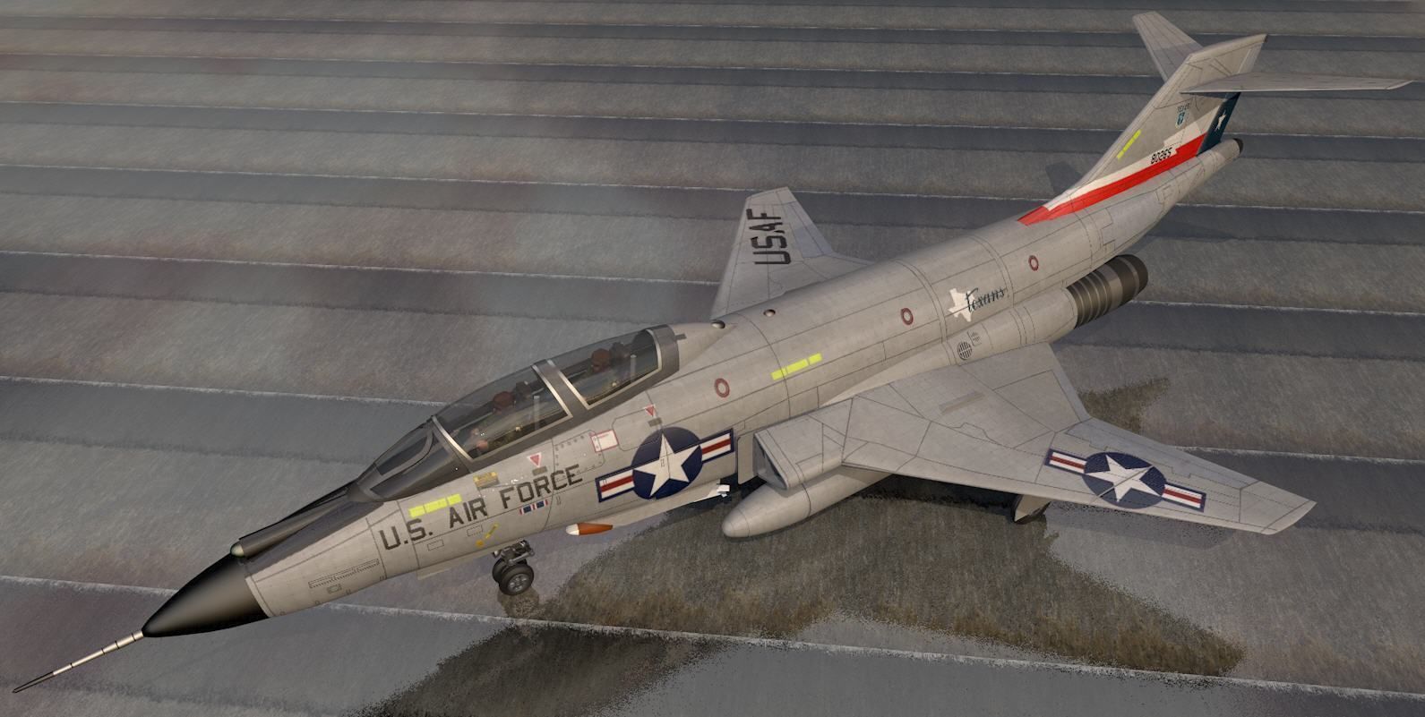 McDonnell F-101B Voodoo 3D model_1