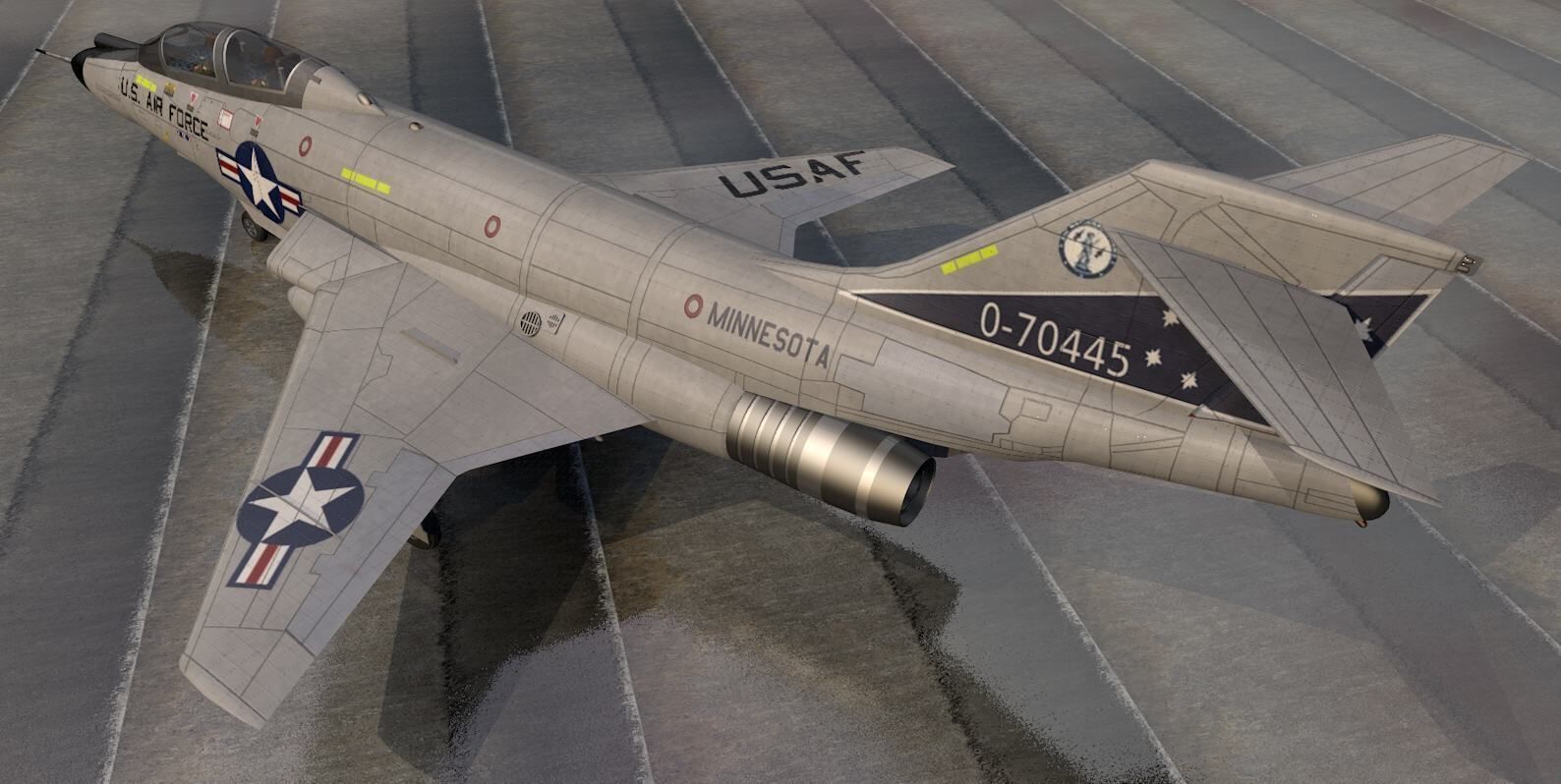 McDonnell F-101B Voodoo 3D model_2