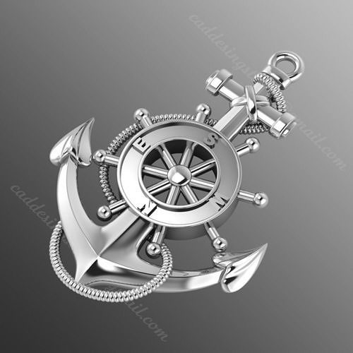 pendant ak 5 3D print model
