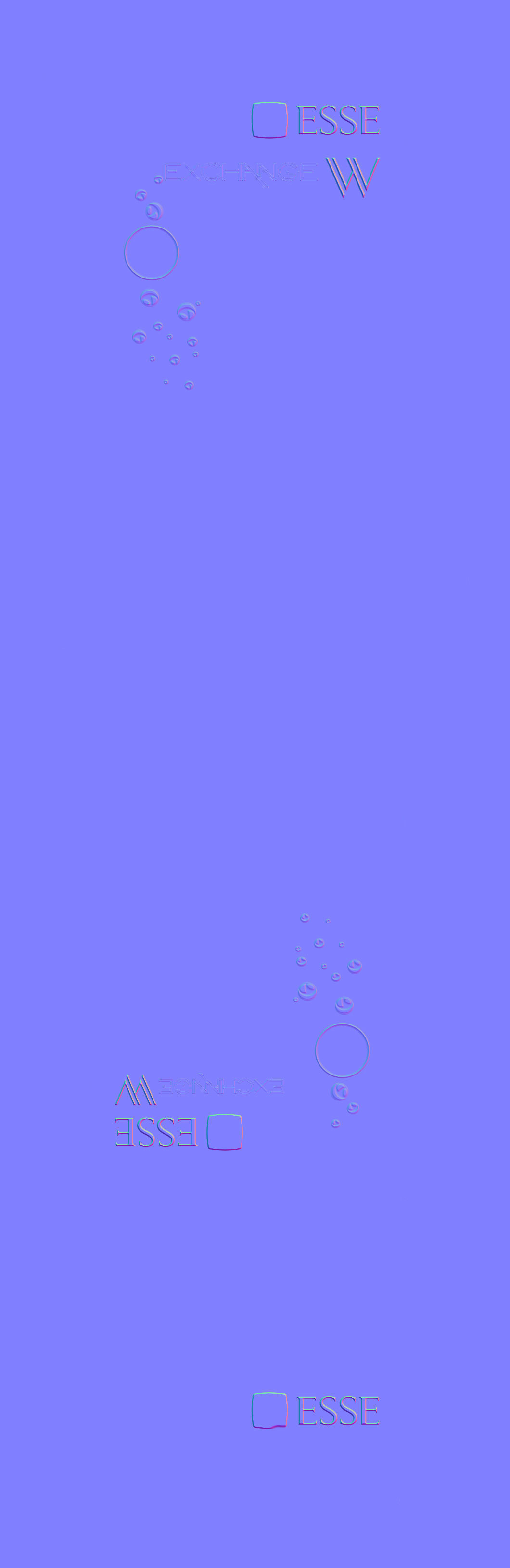 Cigarettes Pack Esse Exchange W Low-poly 3D model_10