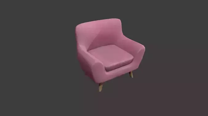 Pink Armchair