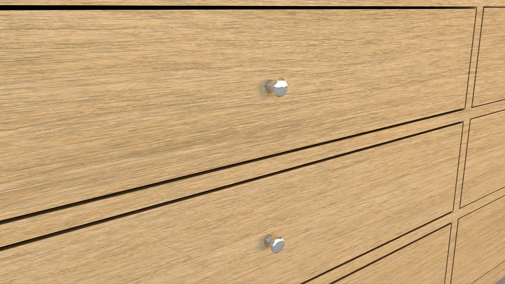 TV Stand Free low-poly 3D model_4