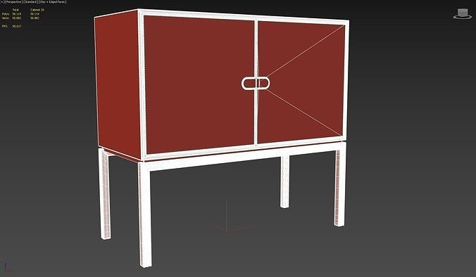 Cabinet 20 3D model 7