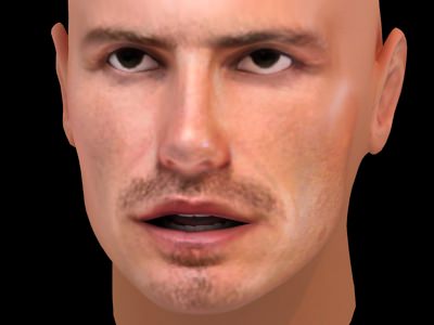 David Beckham acting 3D model_9