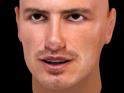 David Beckham acting 3D model_12