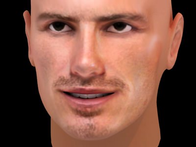 David Beckham acting 3D model_17
