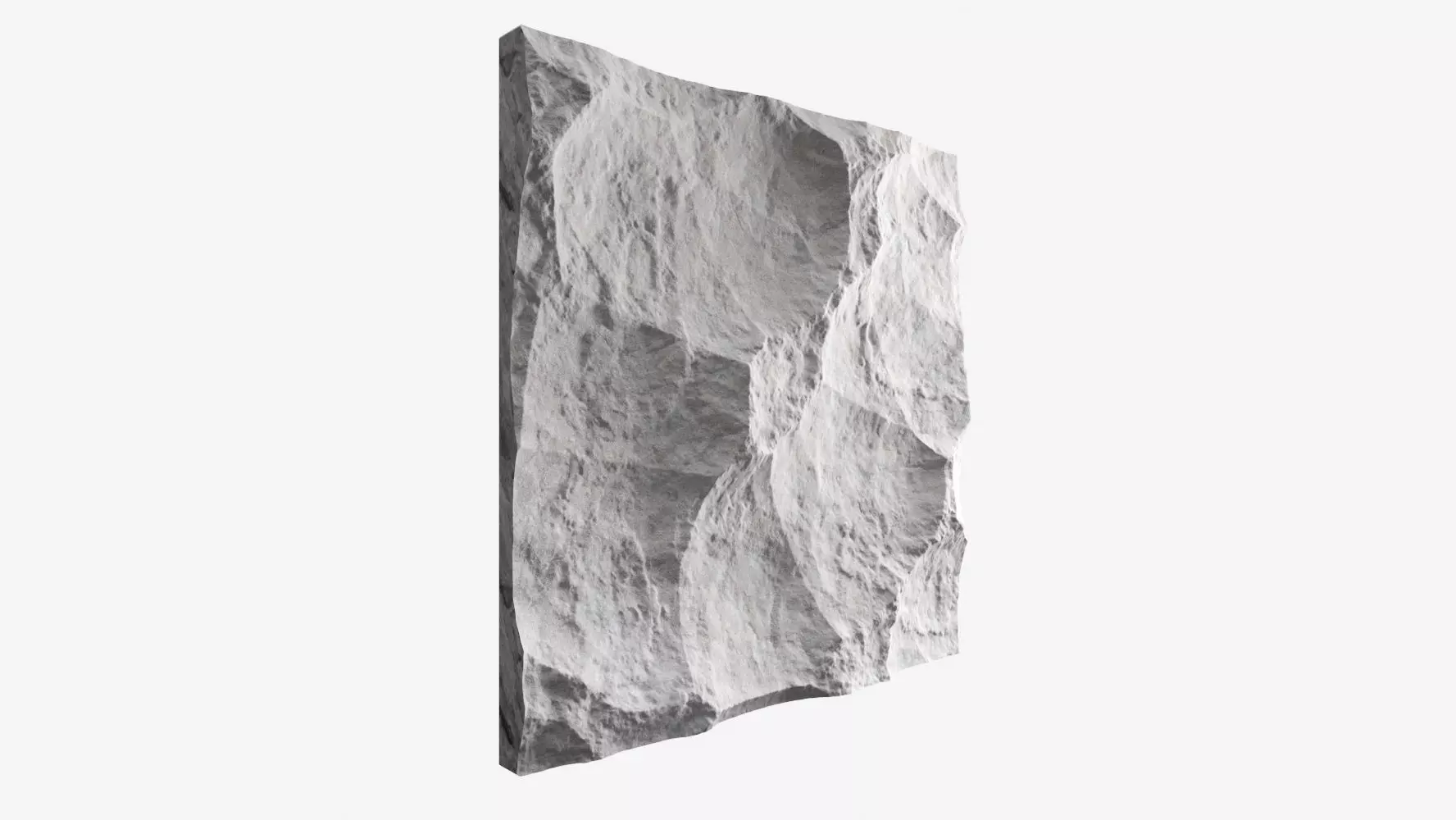 520-RockPanel piece of rock on wall 3D model