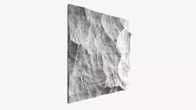 523-RockPanel piece of rock on wall