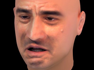 Robert De Niro acting 3D model_10