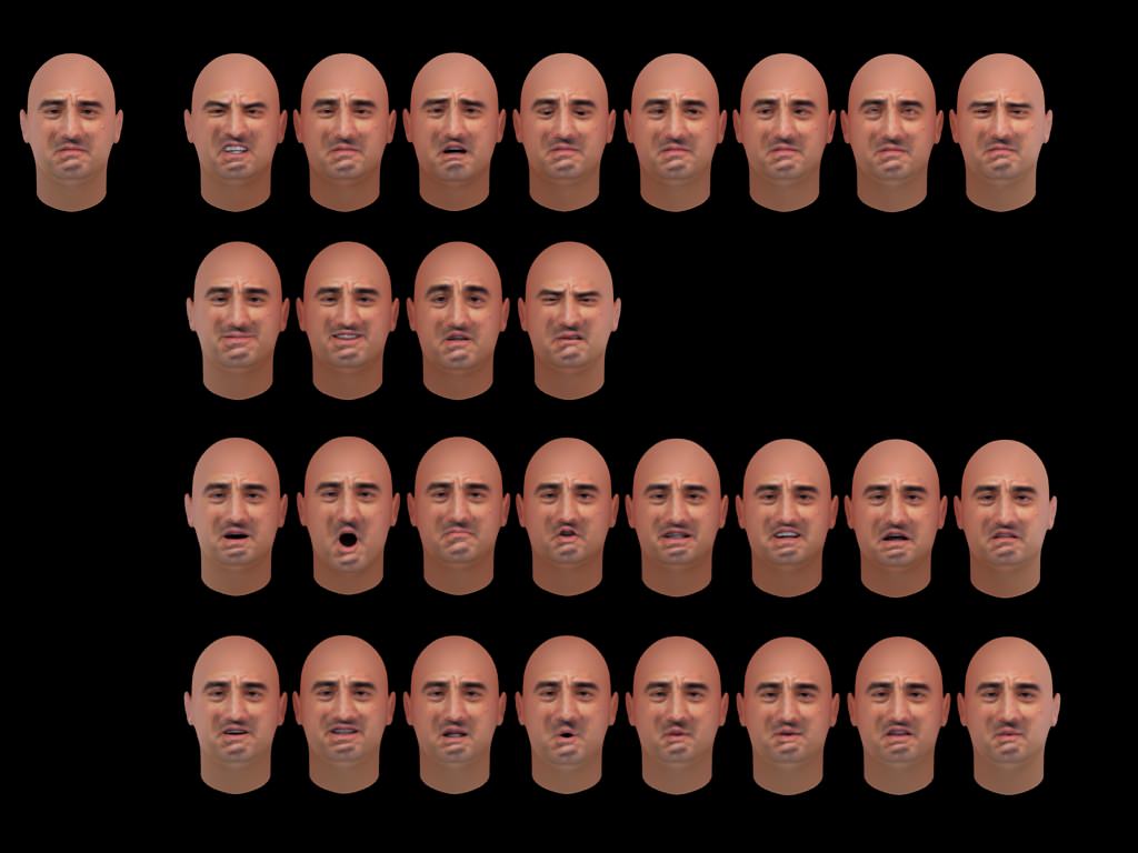 Robert De Niro acting 3D model_9