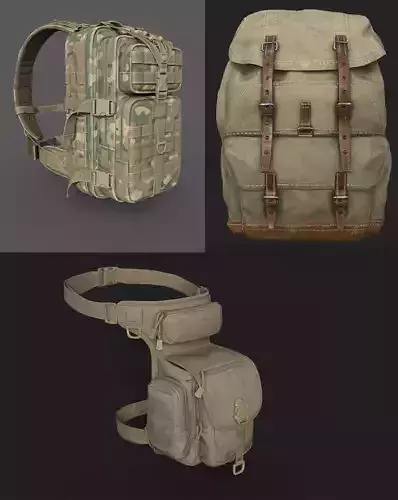 Military backpack bag X3