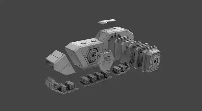 Armored Might MRHV - Tracked Propulsion