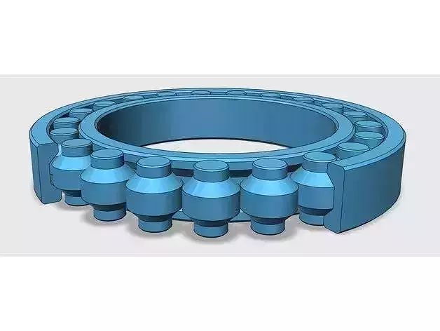 Fully 3D-printable bearing 3D print model