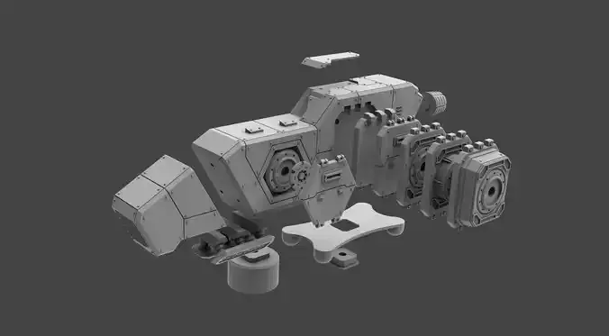 Armored Might MRHV - Grav Propulsion 3D print model