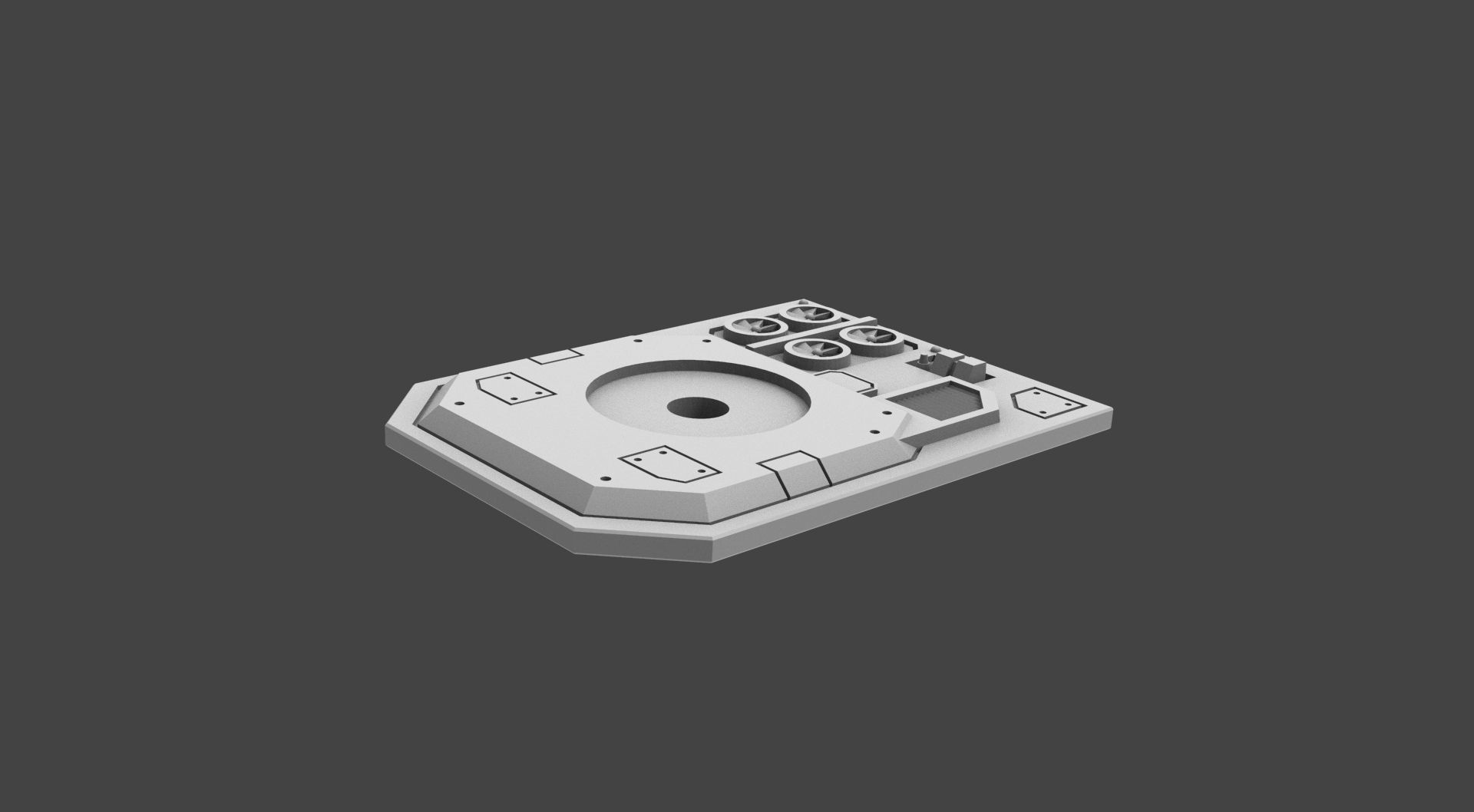 Armored Might MRHV - Revenant Turret and  Weapons 3D print model_8