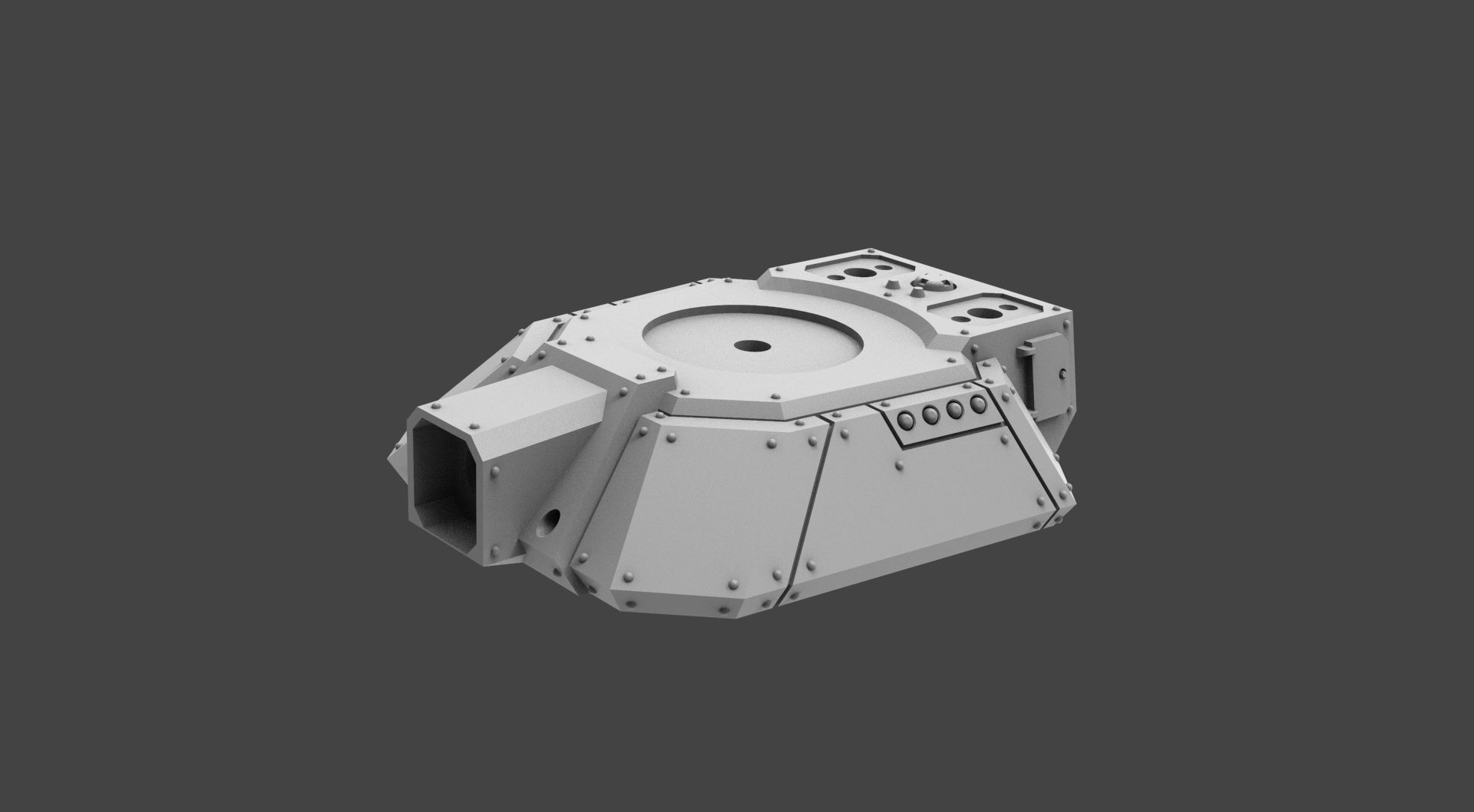 Armored Might MRHV - Revenant Turret and  Weapons 3D print model_1