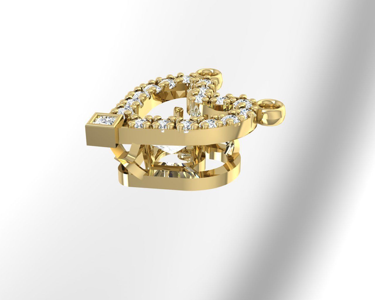 two heart 3D print model_1