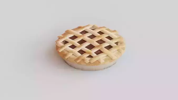 Berry Pie G48 Low-poly 3D model