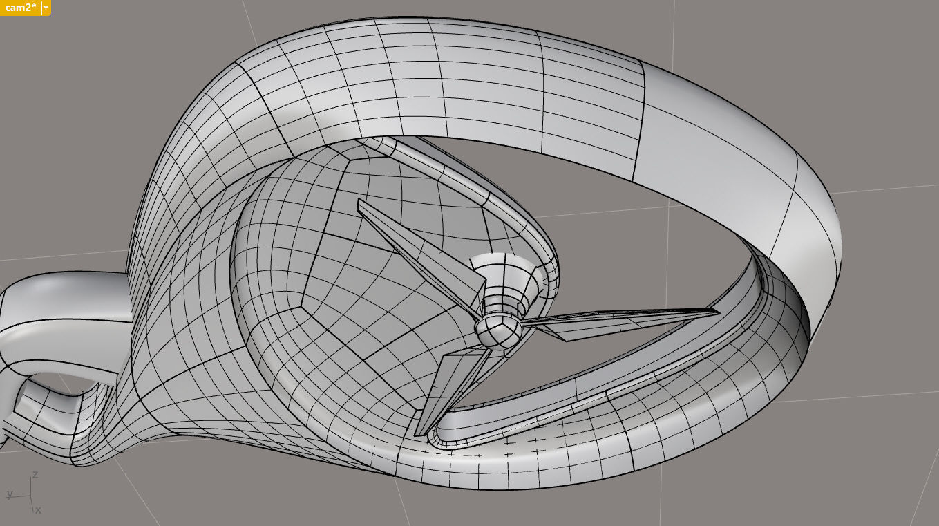 Hexagon Drone Free 3D model_13
