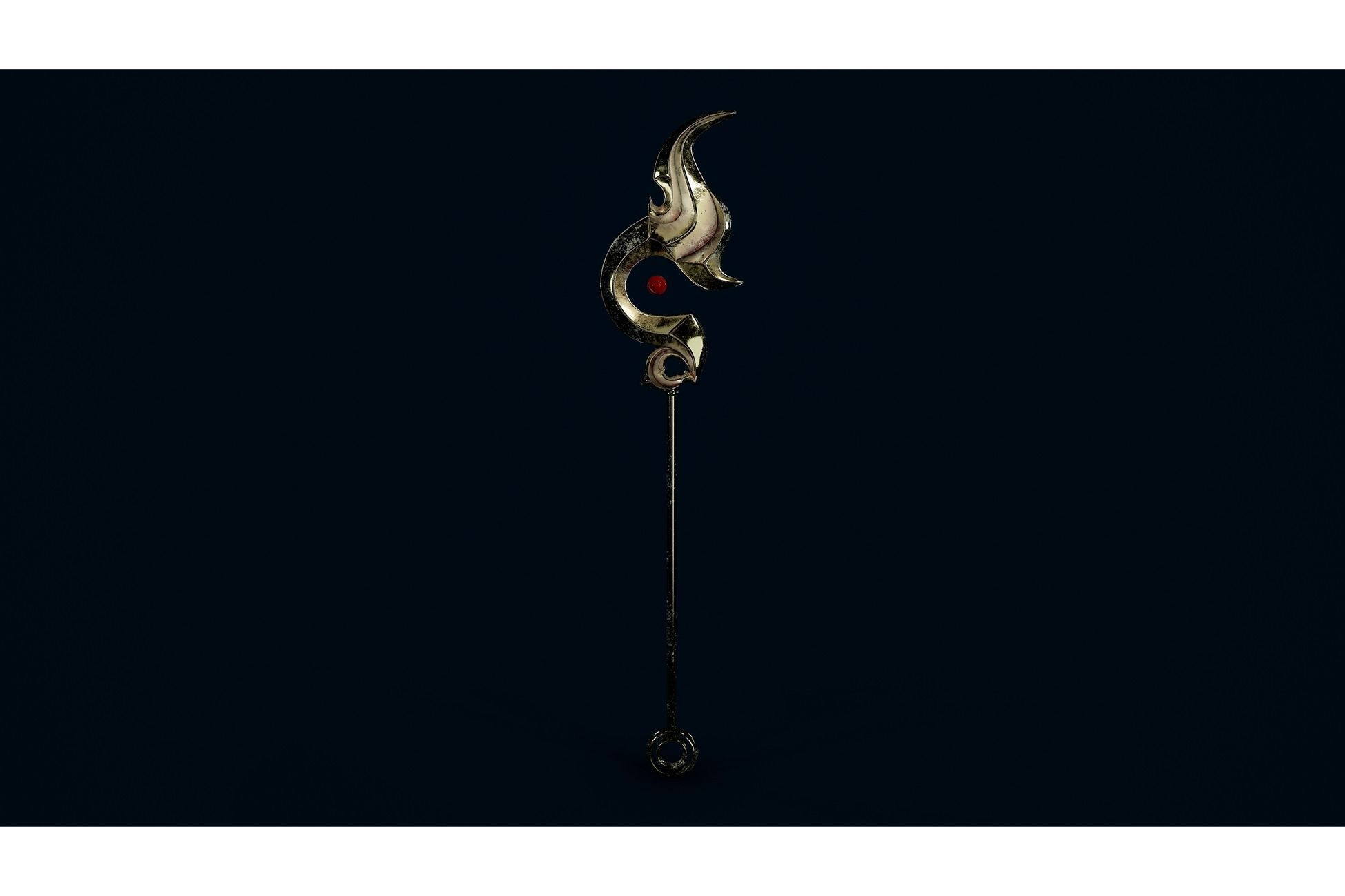 Angel Girl - Game Ready Low-poly 3D model_11