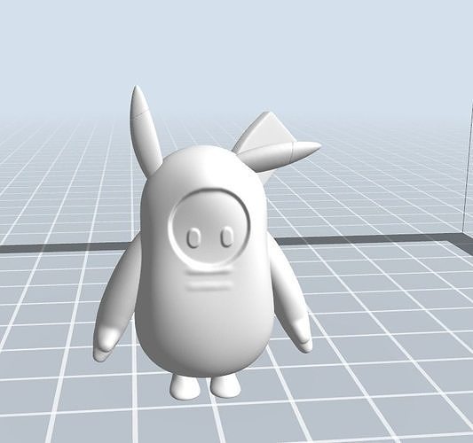 Fall guys Pikachu costume 3D print model