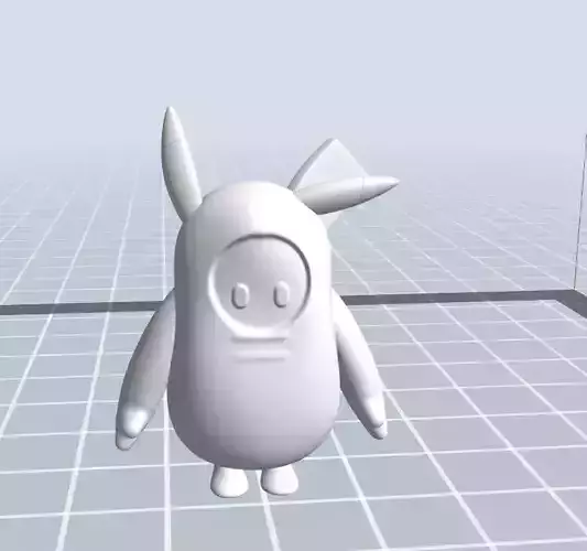 Fall guys Pikachu costume 3D print model