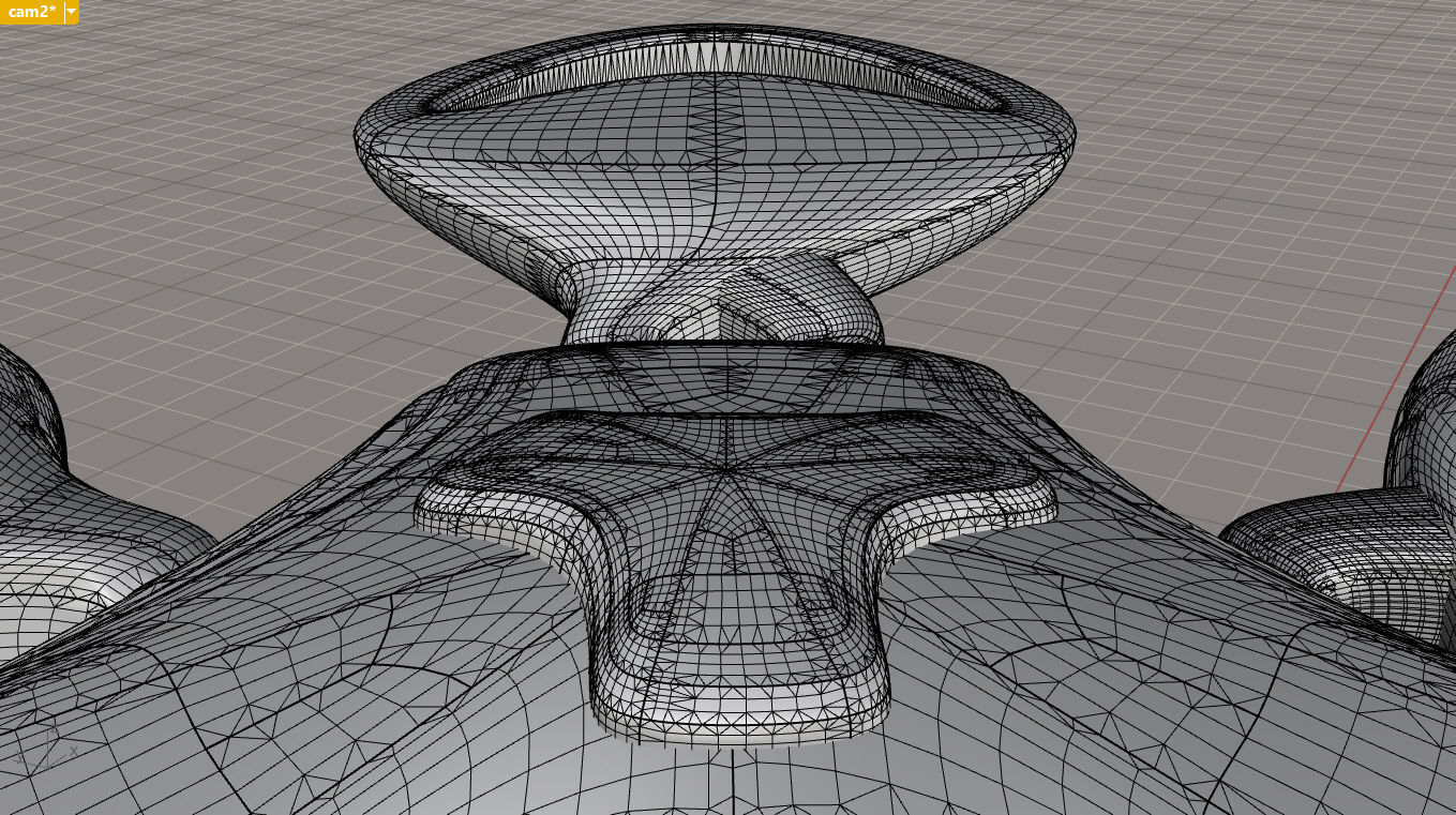 Hexagon Mesh Drone Free 3D model_13