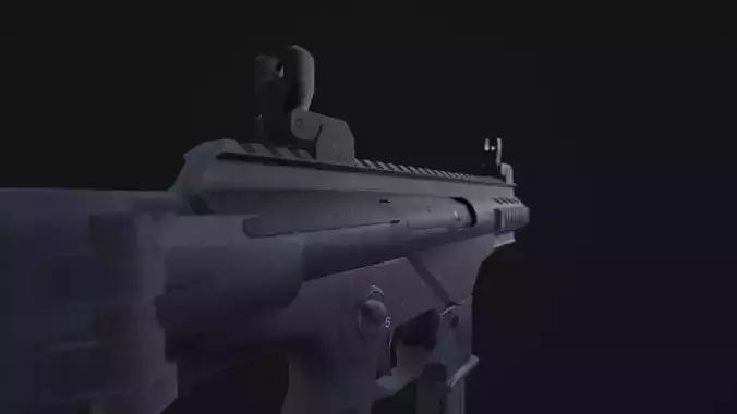 Beretta PMX PBR Low-poly Low-poly 3D model