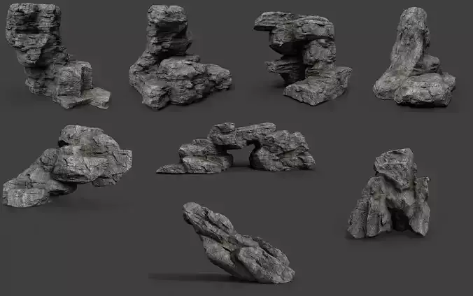 Cliff Rock Collection 004 