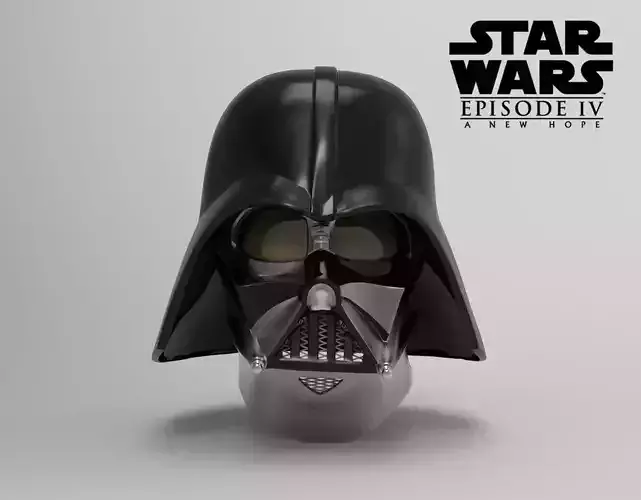 Darth Vader Helmet A New Hope Accurate STL  3D print model