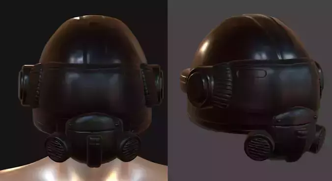 Helmet scifi military combat soldier armor scifi 