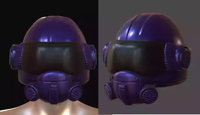 Helmet scifi fantasy futuristic military combat 