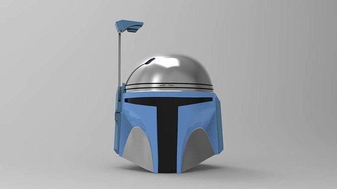 Jango Fett helmet STL file for 3d print 3D print model