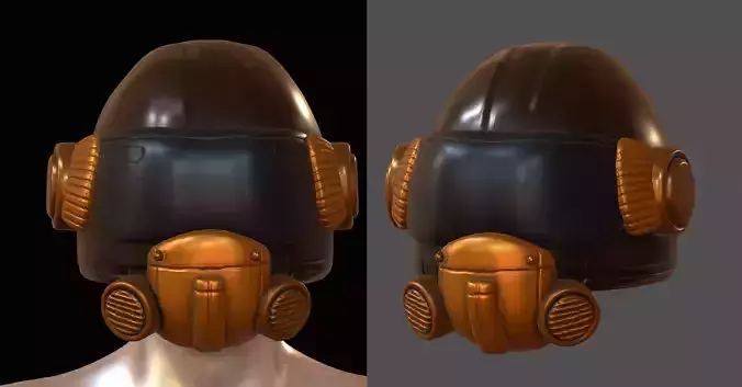 Helmet plastic mask protection isolated plastic scifi 