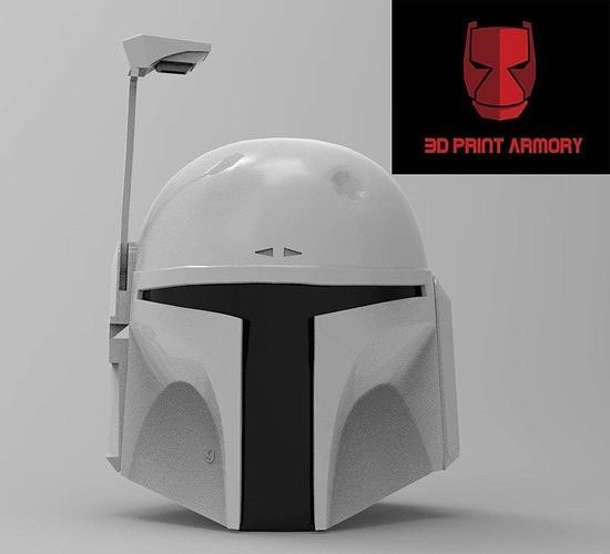 Boba Fett helmet Empire Strikes Back Accurate STL 3D print model