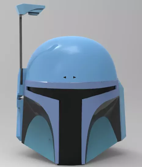 Mandalorian Death Watch helmet STL file for 3d print 3D print model