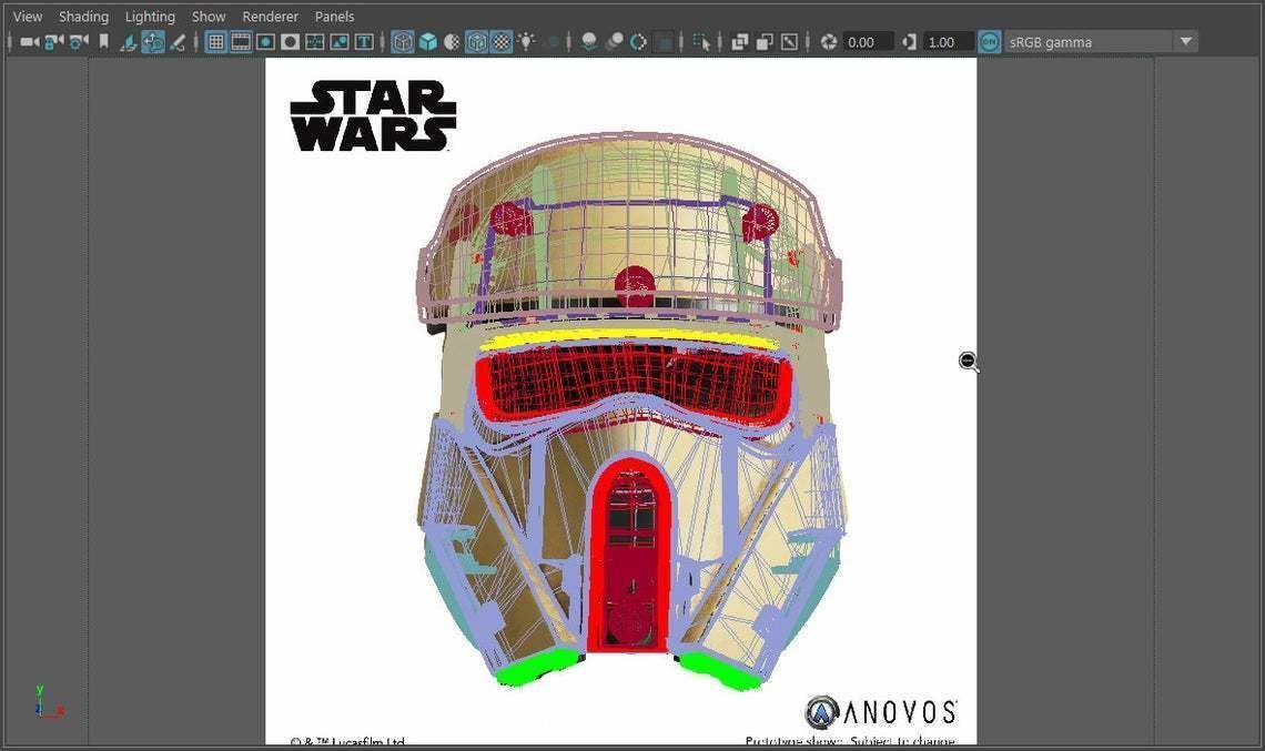 SHORETROOPER helmet STL file for 3d print 3D print model_6