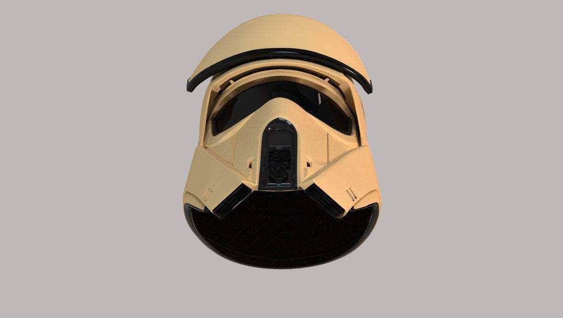 SHORETROOPER helmet STL file for 3d print 3D print model_3