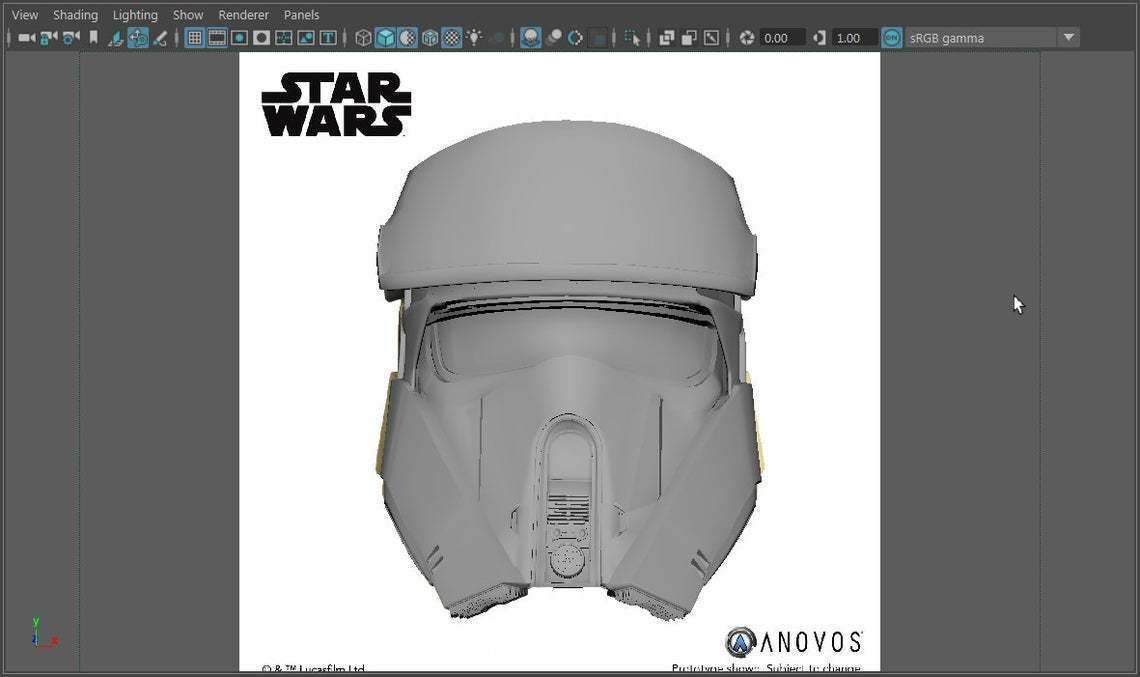 SHORETROOPER helmet STL file for 3d print 3D print model_7