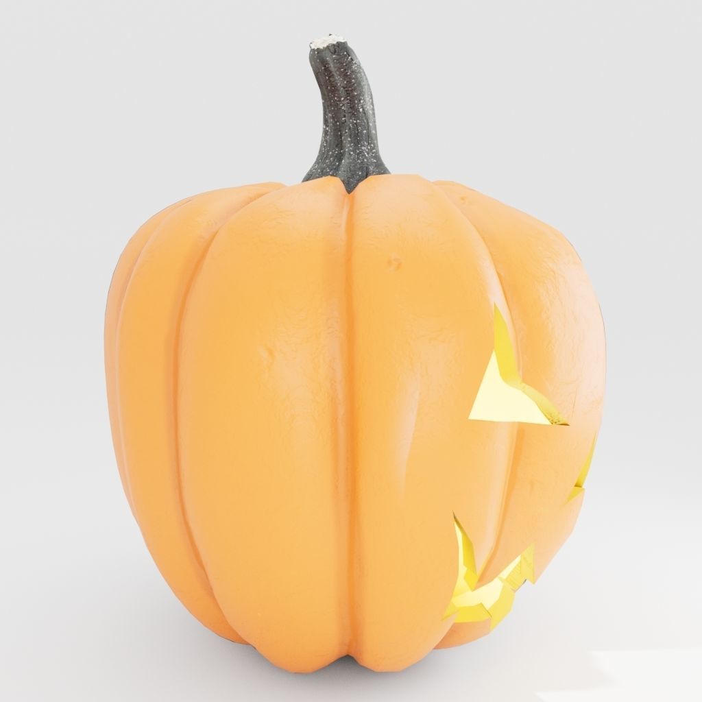 Jack-O-Lantern Halloween 3D model 3D model_2