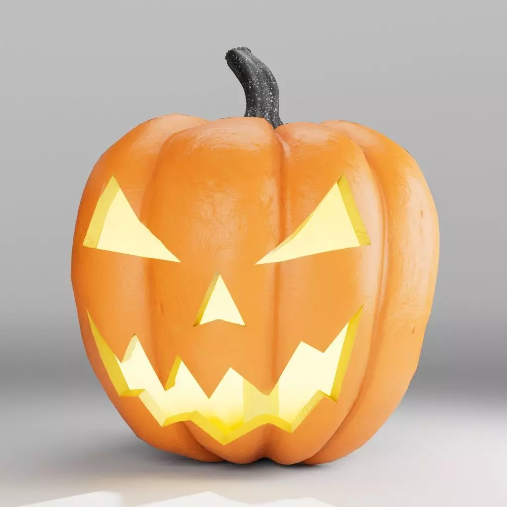 Jack-O-Lantern Halloween 3D model 3D model_0